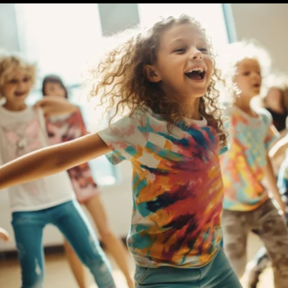 children dancing